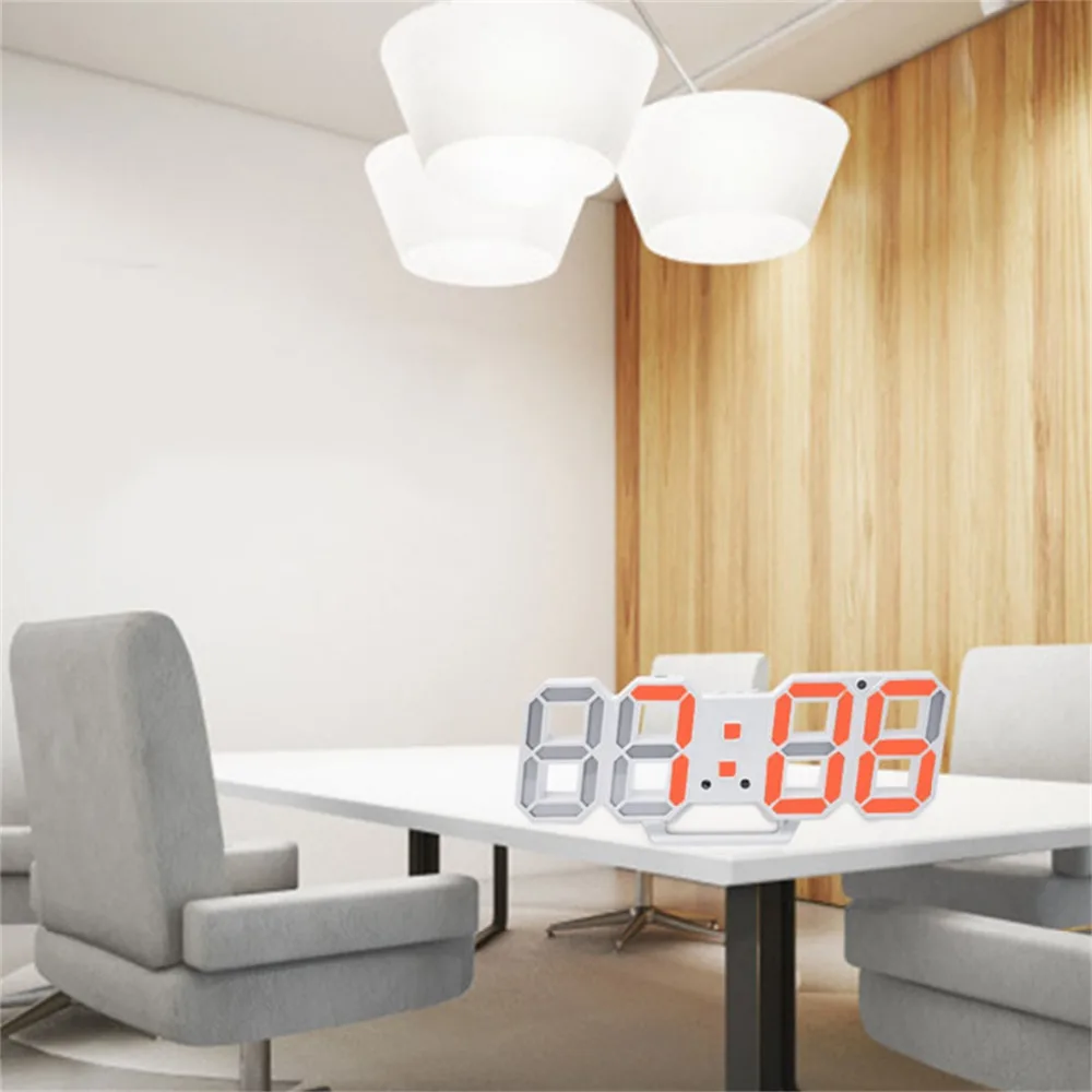 Colorful 3D LED Digital Wall Clocks 24/12 Hours Display Desktop Table Alarm Clocks With Night Light Snooze Function For Bedroom
Colorful 3D LED Digital Wall Clocks 24/12 Hours Display Desktop Table Alarm Clocks With Night Light Snooze Function For Bedroom