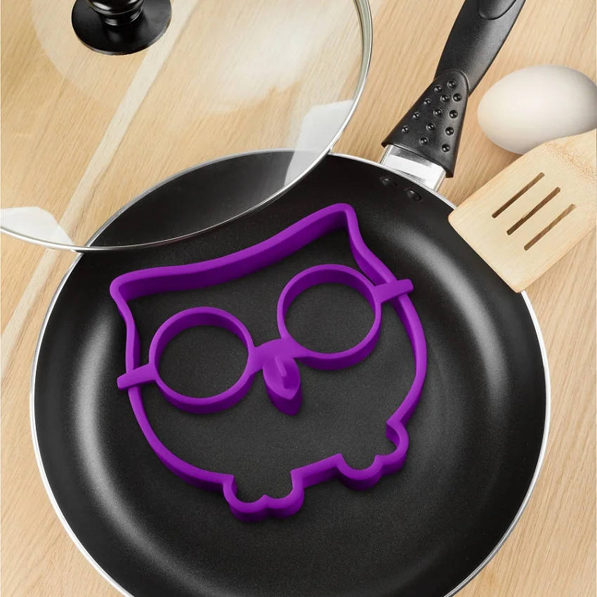 Breakfast Kitchen Silicone Owl Fried Egg Mold Pancake Mould Funny Free Shipping Wuchuyu Summer Style | Дом и сад