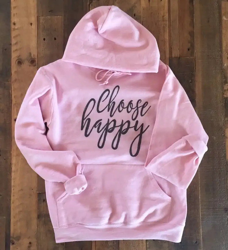 Skuggnas New Arrival Choose Happy Hoodie Fashion Women Hoody Long Sleeved Fashion Unisex Sweatshirt Drop Shipping
Skuggnas New Arrival Choose Happy Hoodie Fashion Women Hoody Long Sleeved Fashion Unisex Sweatshirt Drop Shipping