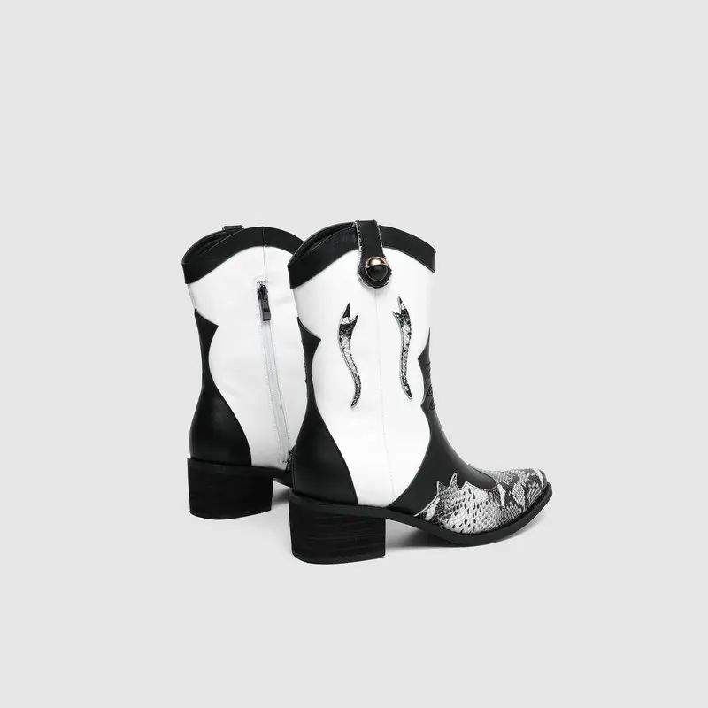 TXCNMB Sexy Black Women Mid Calf Boots Genuine Leather High Heels Autumn Winter Motorcycle Boots High Heels Ladies Shoes Woman
TXCNMB Sexy Black Women Mid Calf Boots Genuine Leather High Heels Autumn Winter Motorcycle Boots High Heels Ladies Shoes Woman