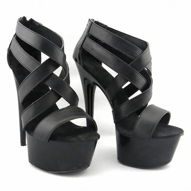 Plus Big Size Cutout Shoes 15cm Ultra High Heels 6 Inch Fashion Sandals Queen Punk Gladiator Sexy Shoe
Plus Big Size Cutout Shoes 15cm Ultra High Heels 6 Inch Fashion Sandals Queen Punk Gladiator Sexy Shoe