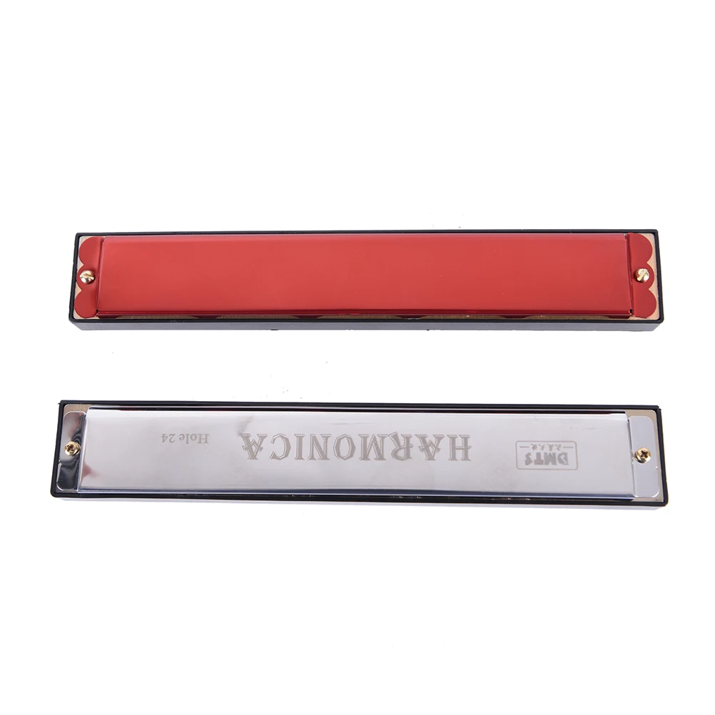 ABS+ metal 24 Hole Key Of C Play Harmonica Tremolo Harmonica Mouth Organ Double Row for Musical Beginner 17.7cm
ABS+ metal 24 Hole Key Of C Play Harmonica Tremolo Harmonica Mouth Organ Double Row for Musical Beginner 17.7cm