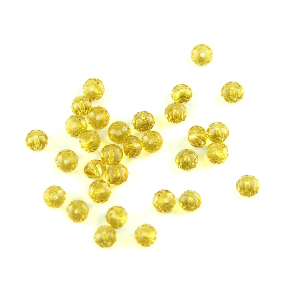 Glass Loose Spacer Beads 700pcs/Pack 0.39Inch Crystal Topaz Rondelle Beads DIY Jewelry Round Glass Beads New
Glass Loose Spacer Beads 700pcs/Pack 0.39Inch Crystal Topaz Rondelle Beads DIY Jewelry Round Glass Beads New
