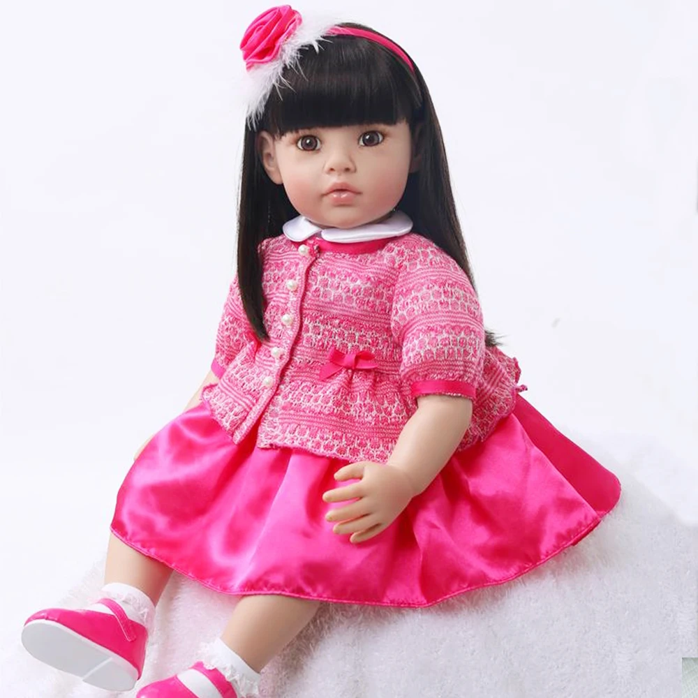 2018 big size 60cm soft Silicone Reborn Boneca Fashion Baby Dolls in red dress For Princess Children Gift Bebes Reborn Dolls D04
2018 big size 60cm soft Silicone Reborn Boneca Fashion Baby Dolls in red dress For Princess Children Gift Bebes Reborn Dolls D04