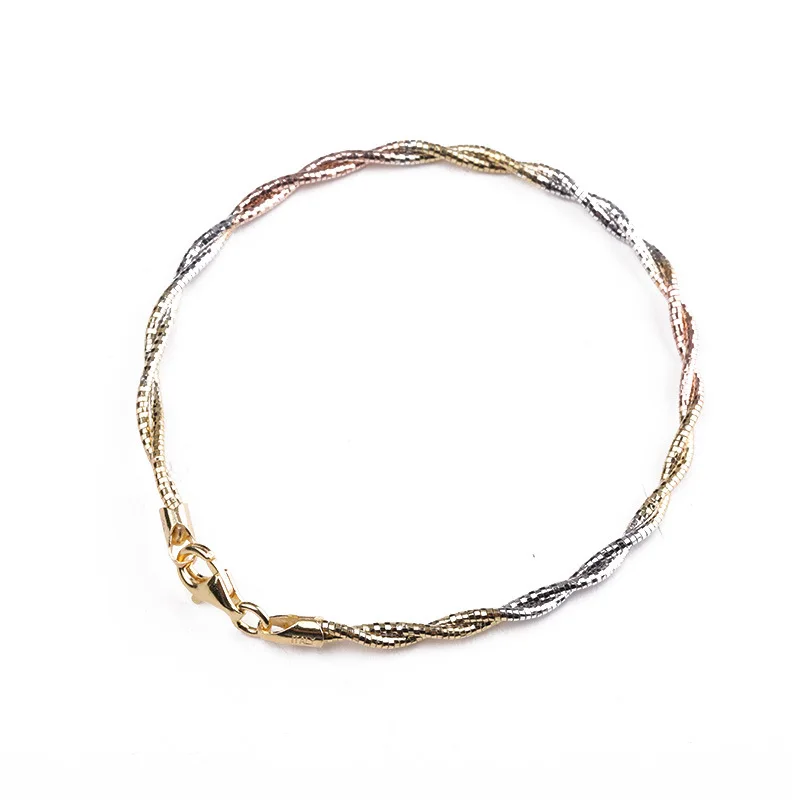 New Fashion Rose Golden Color 925 Sterling Silver Bracelet For Women Girl 2019 Simple Elegant Fine Jewelry
New Fashion Rose Golden Color 925 Sterling Silver Bracelet For Women Girl 2019 Simple Elegant Fine Jewelry