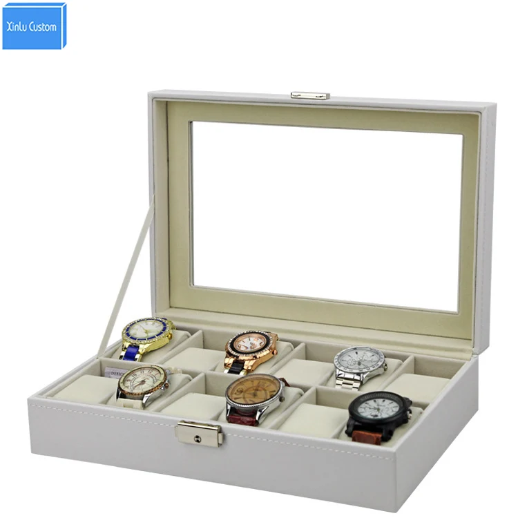2017 best hot new design gift white leather jewelry watches exhibitor case hours box with velvet pillow key lock watch box 12
2017 best hot new design gift white leather jewelry watches exhibitor case hours box with velvet pillow key lock watch box 12