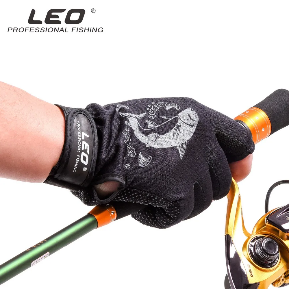 Comfortable 3 Cut Finger men's anti-skid fishing gloves Sports durable flexible fishing Accessories
Comfortable 3 Cut Finger men's anti-skid fishing gloves Sports durable flexible fishing Accessories