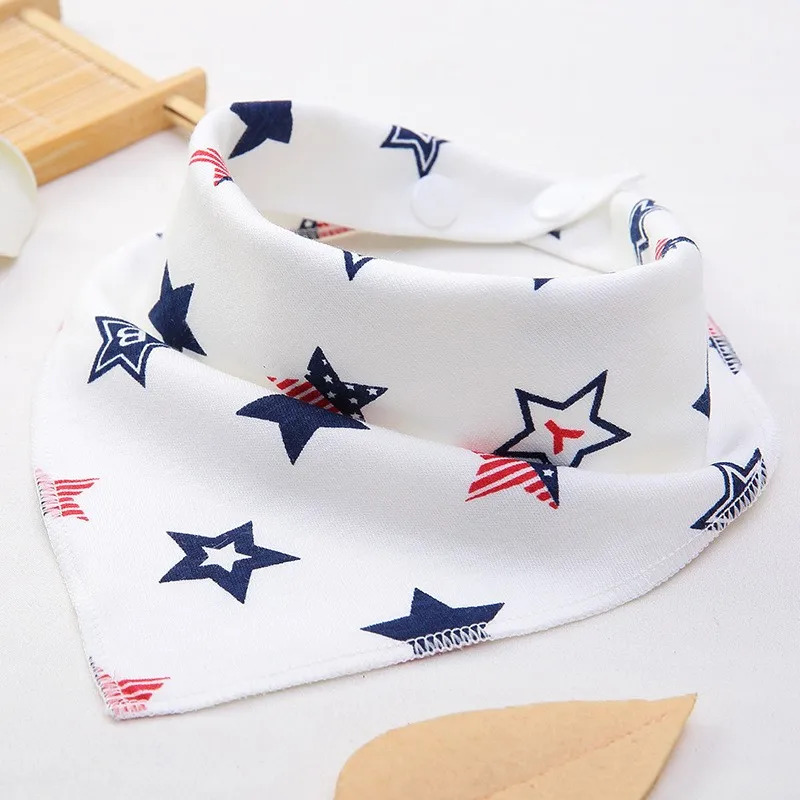 Baby Bibs Baby Triangle Towel Cute 100% Cotton Fashion Star Infant Bib Babador Pattern Style Girls Boys Bibs Unisex Burp Cloth
Baby Bibs Baby Triangle Towel Cute 100% Cotton Fashion Star Infant Bib Babador Pattern Style Girls Boys Bibs Unisex Burp Cloth