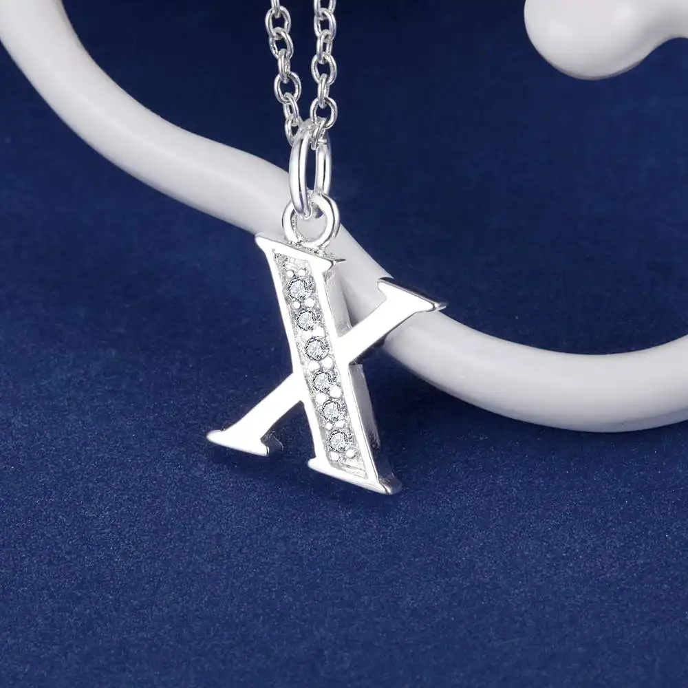 Серебряное ожерелье с подвеской-буквой X, украшенное цирконом, ювелирные изделия/ювелирные изделия CURYFDGG brvdvt
Серебряное ожерелье с подвеской-буквой X, украшенное цирконом, ювелирные изделия/ювелирные изделия CURYFDGG brvdvt