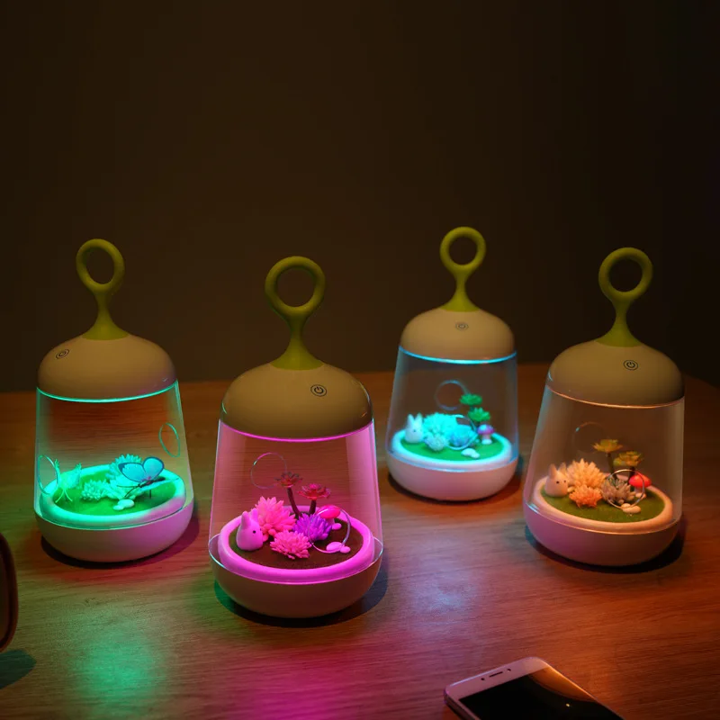 FENGLAIYI Novelty USB Charging DIY LED Night Lamp Micro Landscape Plants Butterfly Rabbit Home Decoration Led Night Light kits
FENGLAIYI Novelty USB Charging DIY LED Night Lamp Micro Landscape Plants Butterfly Rabbit Home Decoration Led Night Light kits