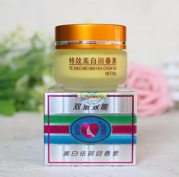 2PCS yellow color Te xiao mei bai hui chun su whitening face cream removal freckle 25g/pcs free shipping
2PCS yellow color Te xiao mei bai hui chun su whitening face cream removal freckle 25g/pcs free shipping