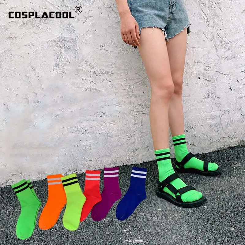 Harajuku Crew Socks Women Candy Color Bright Striped Socks Hipster Girls Heap Heap Socks Japanese Skarpetki Meias Feminino Sox
Harajuku Crew Socks Women Candy Color Bright Striped Socks Hipster Girls Heap Heap Socks Japanese Skarpetki Meias Feminino Sox