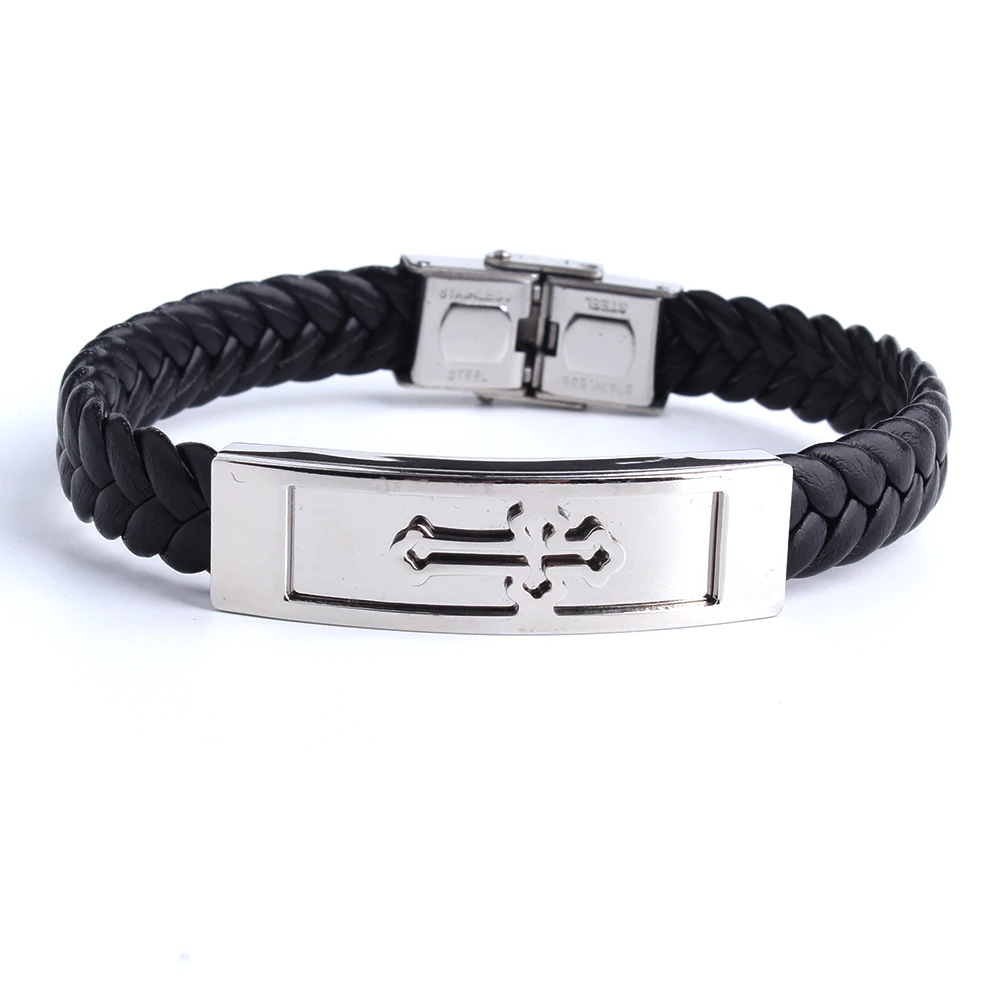 Multi style Cross stripe charm leather bracelets for men 316L Stainless Steel men jewelry
Multi style Cross stripe charm leather bracelets for men 316L Stainless Steel men jewelry