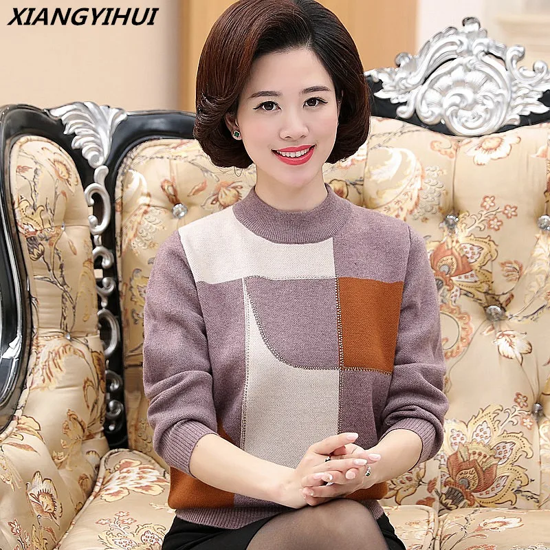 New 2017 Cashmere Sweater Thick Women Sweaters and Pullovers mother Fashion O-Neck Solid Long sleeve Sweater hot selling
New 2017 Cashmere Sweater Thick Women Sweaters and Pullovers mother Fashion O-Neck Solid Long sleeve Sweater hot selling