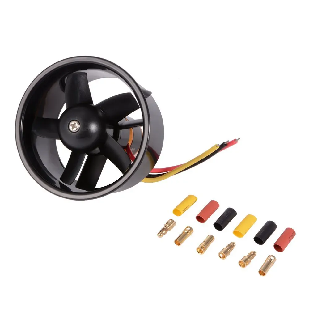 EBOYU QX-Motor 64mm Ducted 5-Rotor Fan with QF2611 4500KV Brushless Outrunner Motor Balance Tested for EDF Jet AirPlane
EBOYU QX-Motor 64mm Ducted 5-Rotor Fan with QF2611 4500KV Brushless Outrunner Motor Balance Tested for EDF Jet AirPlane