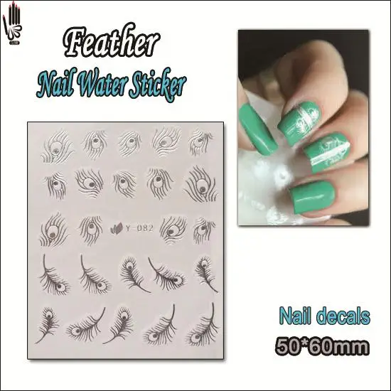 1 Sheet Nail Y082 Silver Feather Nail Art Water Transfer Sticker Decal Sticker For Nail Art Decoration
1 Sheet Nail Y082 Silver Feather Nail Art Water Transfer Sticker Decal Sticker For Nail Art Decoration