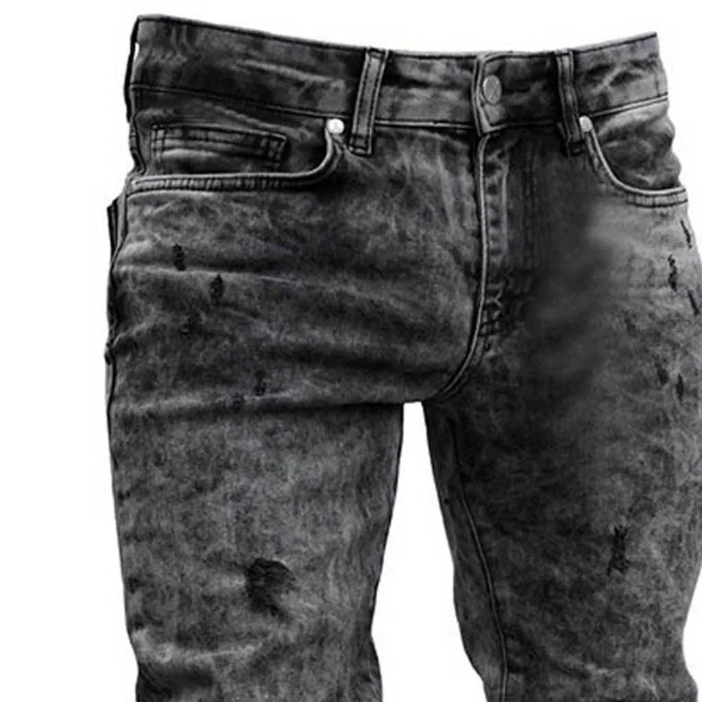 2019 Mens Skinny Stretch Denim Pants Distressed Ripped Freyed Slim Fit Jeans Trousers 6.14
2019 Mens Skinny Stretch Denim Pants Distressed Ripped Freyed Slim Fit Jeans Trousers 6.14