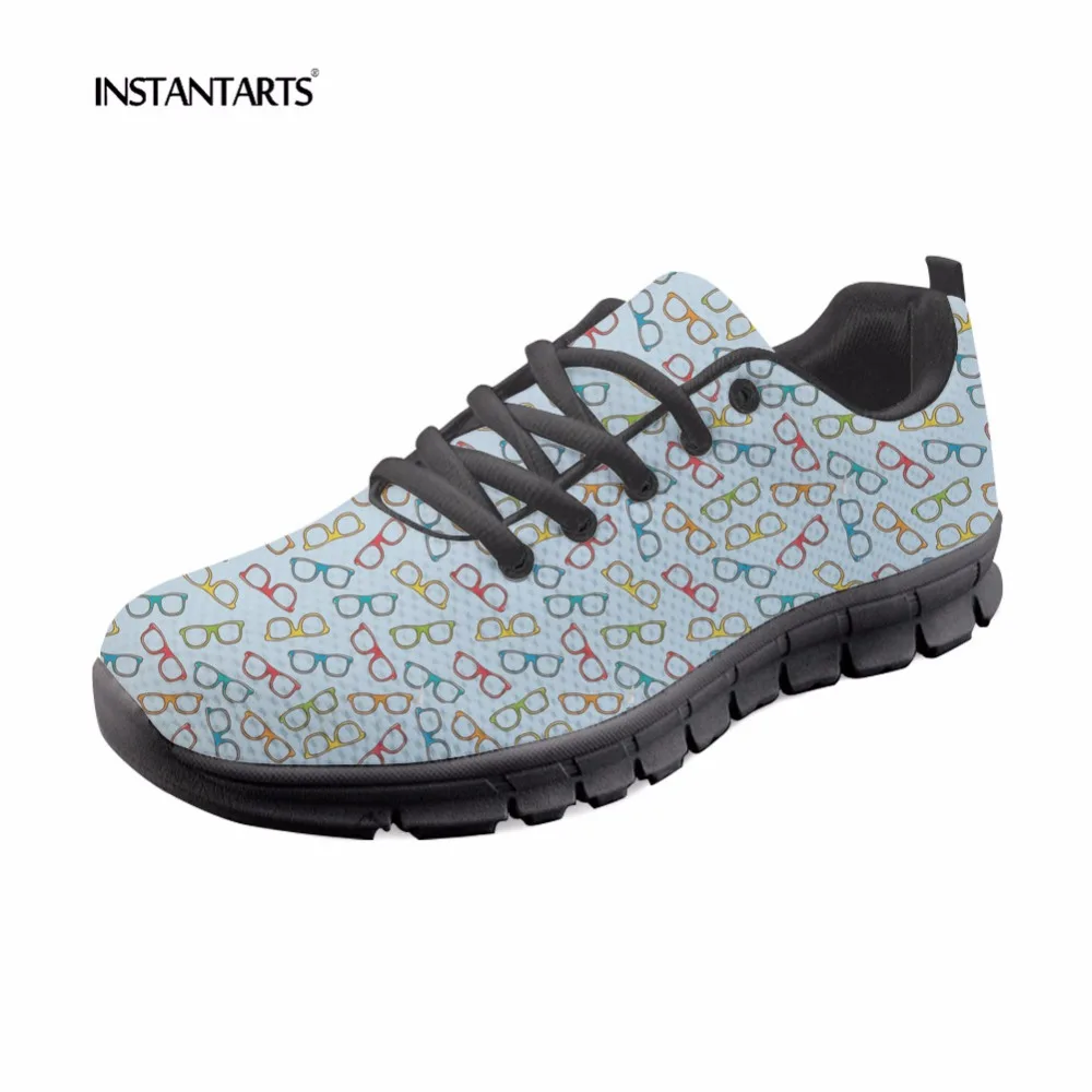 INSTANTARTS Fashion Casual Sneakers for Women Cute Cartoon Eyeglasses Pattern Breathable Lace Up Flats Zapatos Youth Girl Shoes
INSTANTARTS Fashion Casual Sneakers for Women Cute Cartoon Eyeglasses Pattern Breathable Lace Up Flats Zapatos Youth Girl Shoes