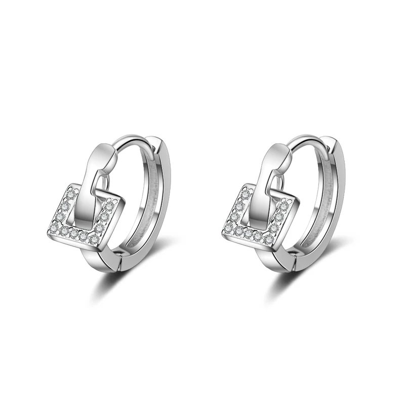 New Arrival Girl Crystal Hoop Earrings Jewelry Lady Fashion Silver Plated Earrings For Women Birthday Party Accessories Female
New Arrival Girl Crystal Hoop Earrings Jewelry Lady Fashion Silver Plated Earrings For Women Birthday Party Accessories Female