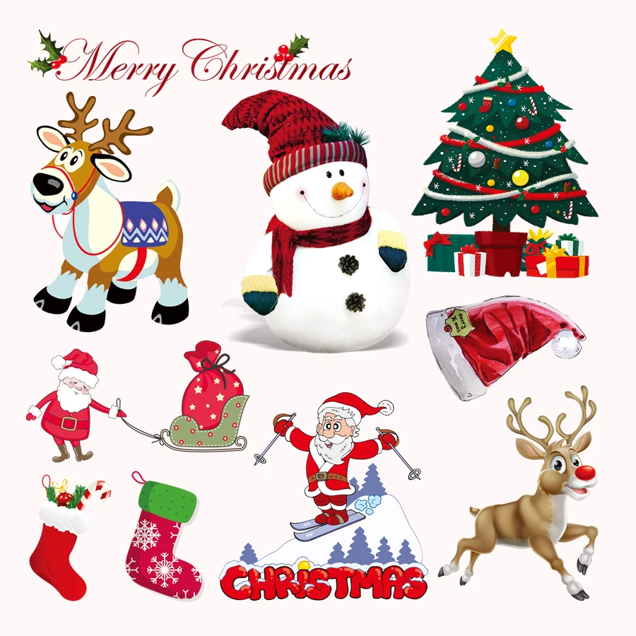 Colife Christmas Patches Holiday Clothes Stickers Heat Print By Household Irons DIY Accessory Decoration For Children Clothing
Colife Christmas Patches Holiday Clothes Stickers Heat Print By Household Irons DIY Accessory Decoration For Children Clothing