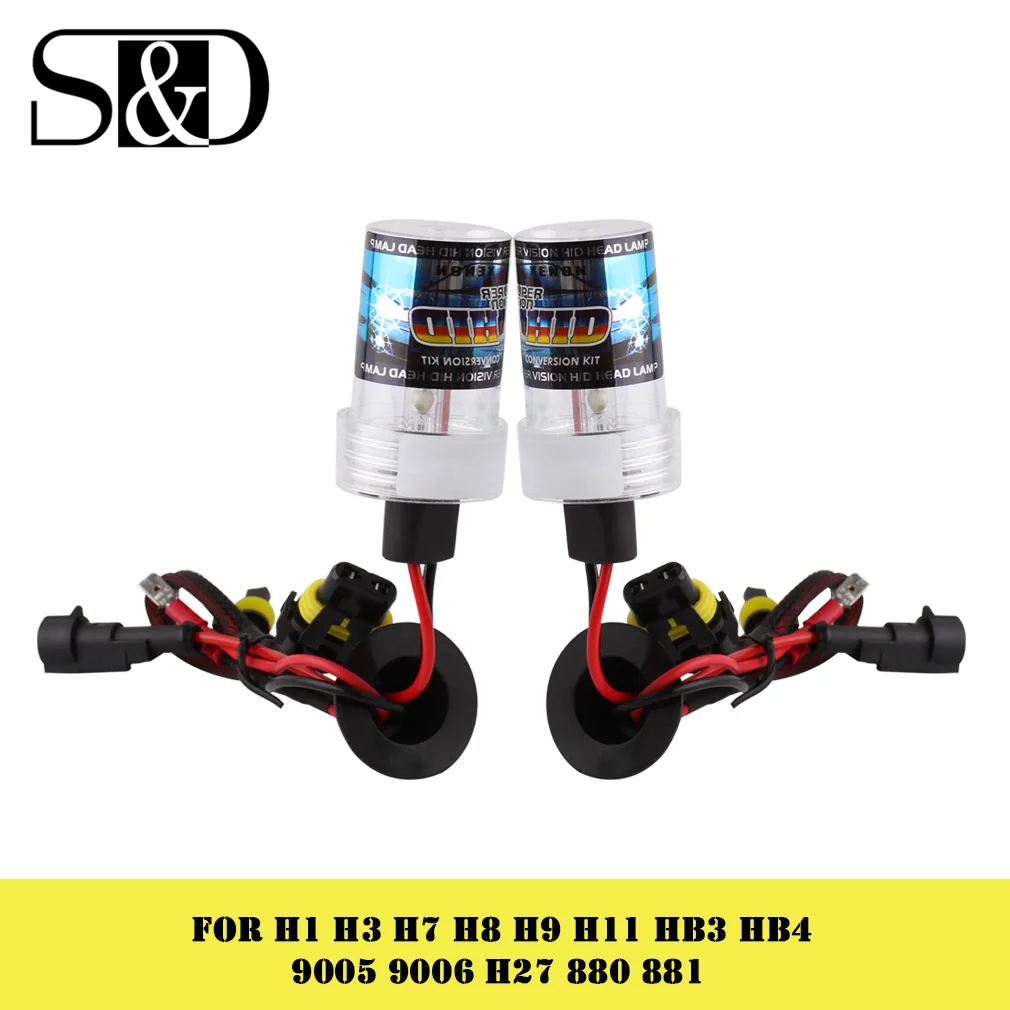 2pcs Hid Xenon Lamp H7 H11 H1 H3 9005 9006 880 881 H8 H9 HB3 HB4 Bulb Car Light Auto Headlight Fog Light 35W D030
2pcs Hid Xenon Lamp H7 H11 H1 H3 9005 9006 880 881 H8 H9 HB3 HB4 Bulb Car Light Auto Headlight Fog Light 35W D030