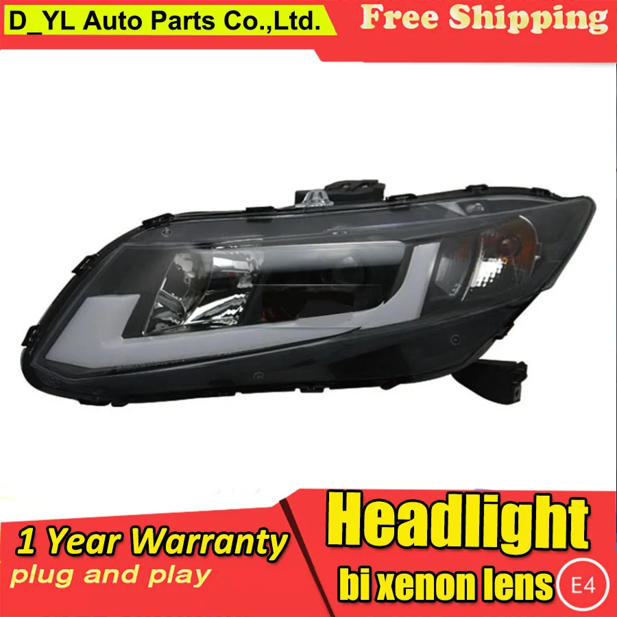 for Honda Civic Projector Headlights HID headlights Low beam with bi-xenon lens fit 2012-up cars | Автомобили и мотоциклы