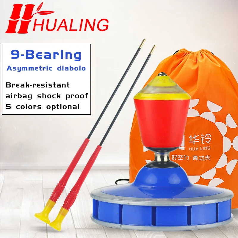 chinese Asymmetric diabolo 9Bearing Toys Professional Diabolo Set Packing with String Bag china
chinese Asymmetric diabolo 9Bearing Toys Professional Diabolo Set Packing with String Bag china