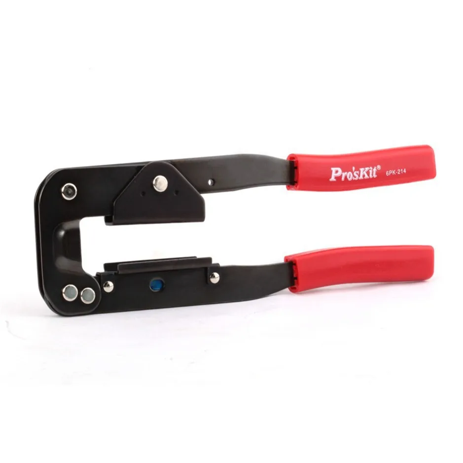 6PK-214 240mm Crimping Tool Multifunctional Pin Type Crimping Pliers For IDC-Type Of Connectors On Ribbon Cable
6PK-214 240mm Crimping Tool Multifunctional Pin Type Crimping Pliers For IDC-Type Of Connectors On Ribbon Cable