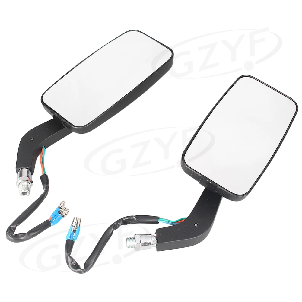 Motorcycle Rear View Rearview Mirror w/ LED Turn Signal Indicator Lights Retangle Side Mirrors Blinker Universal Cruisers Bobber
Motorcycle Rear View Rearview Mirror w/ LED Turn Signal Indicator Lights Retangle Side Mirrors Blinker Universal Cruisers Bobber