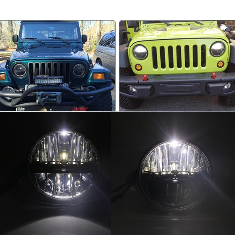 TNOOG 7" 36W LED High Low Beam Headlight for Jeep Wrangler with Pair Amber Front LED Turning Signal light
TNOOG 7" 36W LED High Low Beam Headlight for Jeep Wrangler with Pair Amber Front LED Turning Signal light