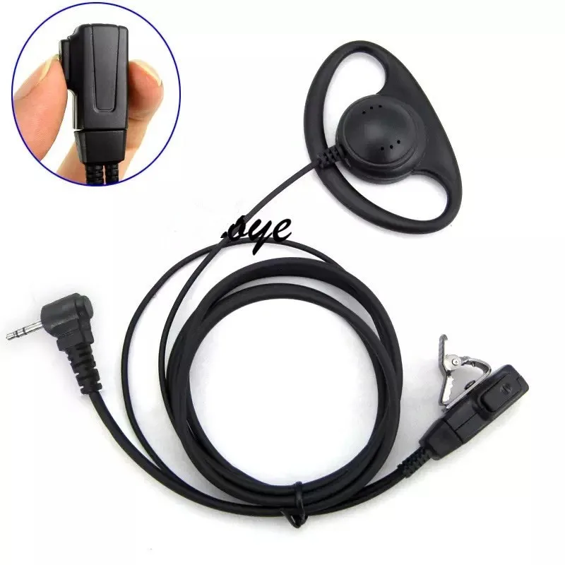 D shape earhook collar clamp PTT headphone 2.5mm for Motorola talkabout T5428 T5720 T4508 etc walkie talkie
D shape earhook collar clamp PTT headphone 2.5mm for Motorola talkabout T5428 T5720 T4508 etc walkie talkie