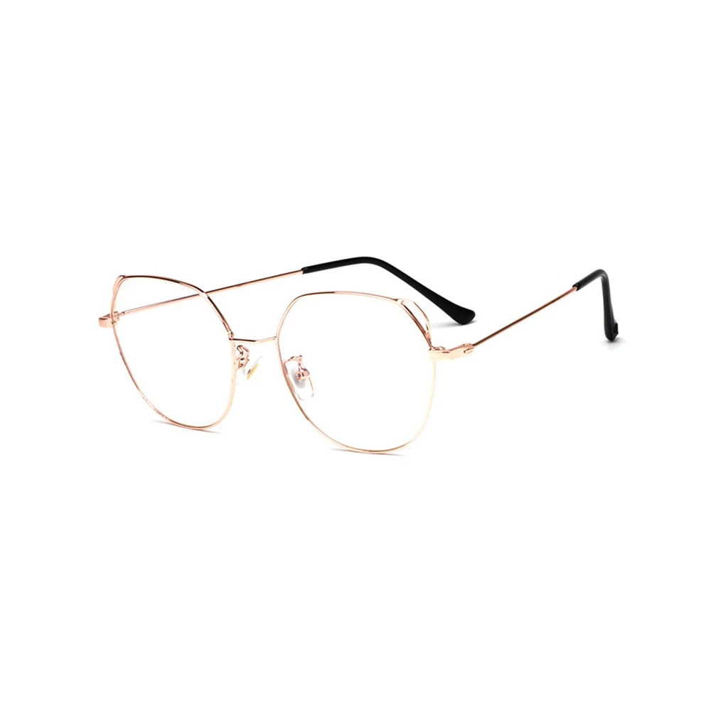 Retro Metal Eyeglasses Frames Fashion Women Clear Eye Optical Reading Glasses Frame Brand Designer Mens Accessories 9084OLO | Аксессуары