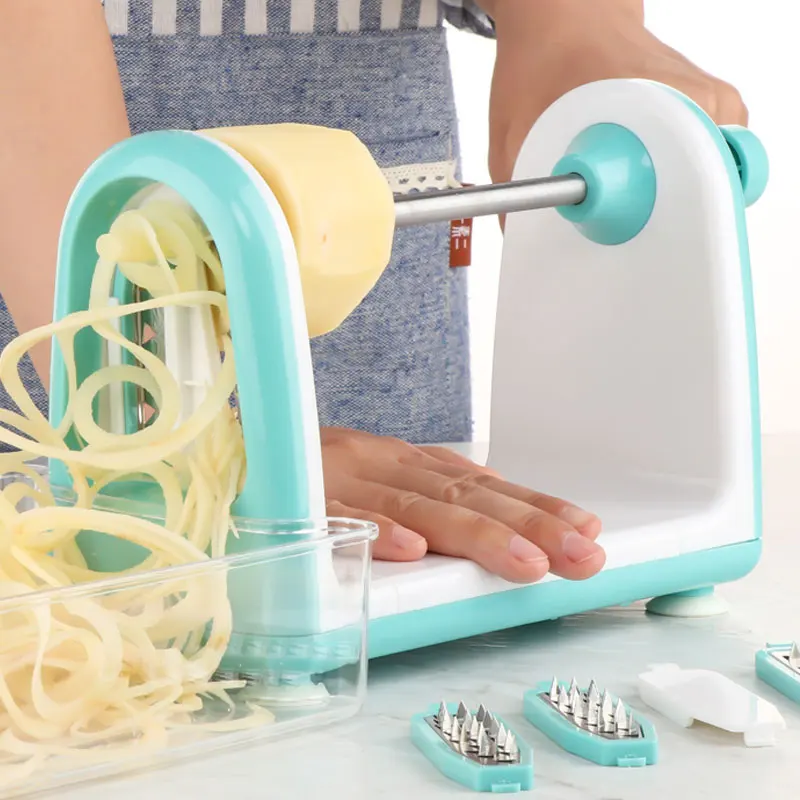Multi-function hand-cranked vegetable cutter stainless steel vegetable slicer home kitchen spiral cutting machine ZP7151104
Multi-function hand-cranked vegetable cutter stainless steel vegetable slicer home kitchen spiral cutting machine ZP7151104