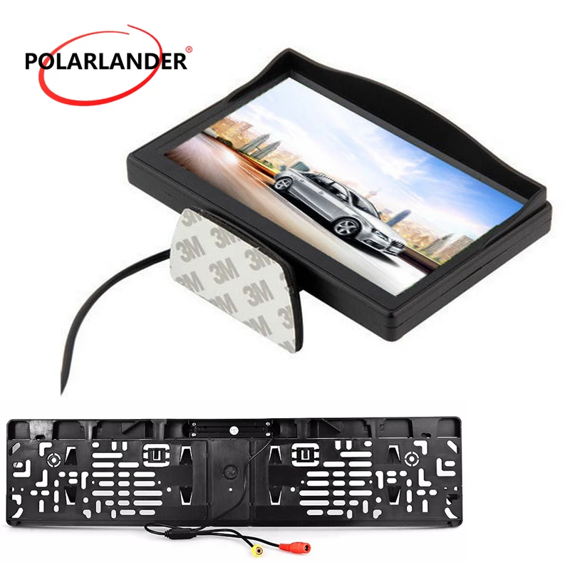 Silver/Black Parking Monitor LED European License Plate Wireless Transmitter 5 Inch TFT HD Desktop Reversing Camera Car Monitor
Silver/Black Parking Monitor LED European License Plate Wireless Transmitter 5 Inch TFT HD Desktop Reversing Camera Car Monitor