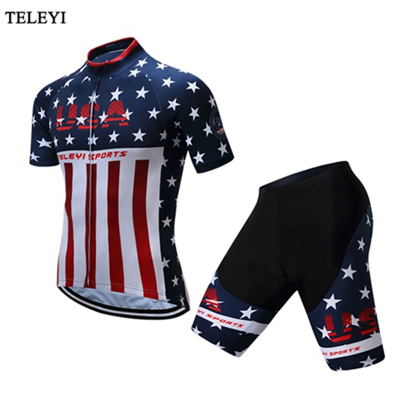 USA Teleyi Outdoor Sportwear BIKE Cycling clothing /Cycling wear/ Cycling jerseys short sleeve Bike Bicycle Shirts Shorts set
USA Teleyi Outdoor Sportwear BIKE Cycling clothing /Cycling wear/ Cycling jerseys short sleeve Bike Bicycle Shirts Shorts set