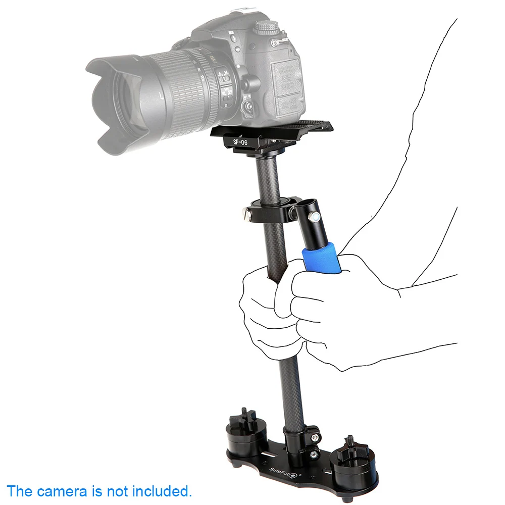 SF-06 Mini Handle Grip Load up to 3Kg Carbon Fiber Video Camera Stabilizer for Canon Nikon Sony Pentax DSLR Camcorder DV
SF-06 Mini Handle Grip Load up to 3Kg Carbon Fiber Video Camera Stabilizer for Canon Nikon Sony Pentax DSLR Camcorder DV