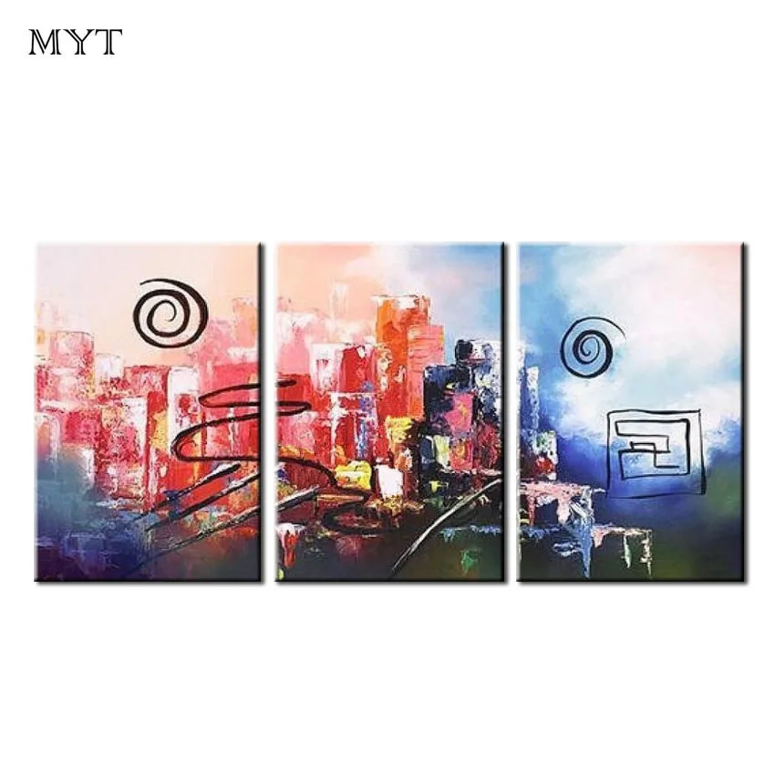 MYT 3 Pieces Abstract Hand Painted Modern Art Oil Painting Canvas Wall Art Deco Painting Wall Decor Picture For Living Room
MYT 3 Pieces Abstract Hand Painted Modern Art Oil Painting Canvas Wall Art Deco Painting Wall Decor Picture For Living Room