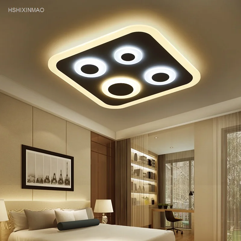New LED Acrylic Ceiling Lights Rectangular Atmosphere Living Room Stylish Modern Bedroom Restaurant Study Ceiling lamp 110-240V
New LED Acrylic Ceiling Lights Rectangular Atmosphere Living Room Stylish Modern Bedroom Restaurant Study Ceiling lamp 110-240V