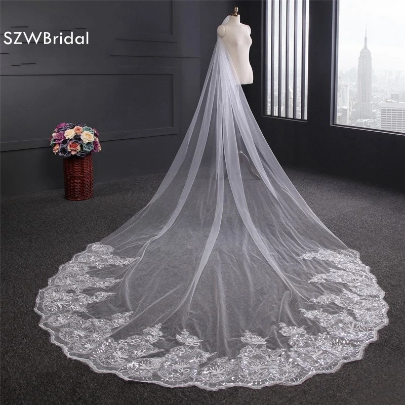 New Arrival vestido de noiva Lace casamento 4 Meter Bridal veil 2023 Cheap wedding accessories sluier Veu de noiva wedding veil
New Arrival vestido de noiva Lace casamento 4 Meter Bridal veil 2023 Cheap wedding accessories sluier Veu de noiva wedding veil