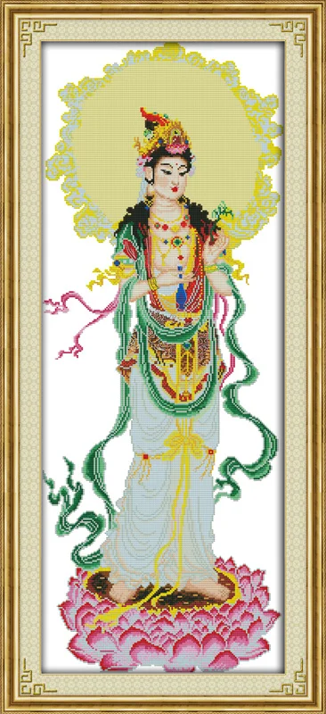 Kwan-yin giving blessings(5) cross stitch kit people 18ct 14ct 11ct count print canvas stitches embroidery DIY handmade
Kwan-yin giving blessings(5) cross stitch kit people 18ct 14ct 11ct count print canvas stitches embroidery DIY handmade