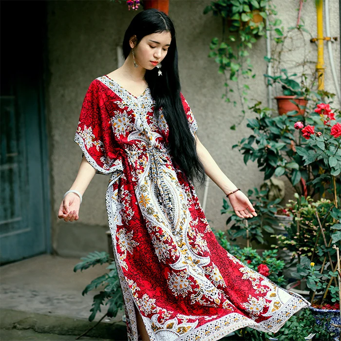 2018 New personalized travel holiday Beach dress India Nepali Thailand calico dress South East Asian Traditional special Dress
2018 New personalized travel holiday Beach dress India Nepali Thailand calico dress South East Asian Traditional special Dress