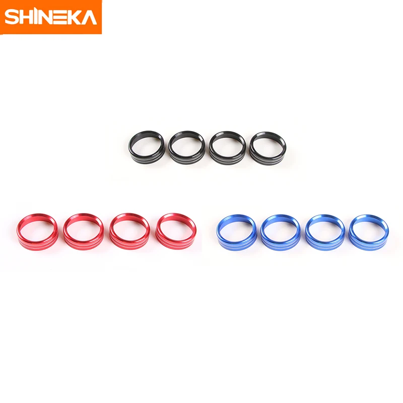 SHINEKA Auto Air Conditioner & Audio Switch Cover Decorative Ring Knob Trim for Ford F150 PLATINUM 2016 2017
SHINEKA Auto Air Conditioner & Audio Switch Cover Decorative Ring Knob Trim for Ford F150 PLATINUM 2016 2017