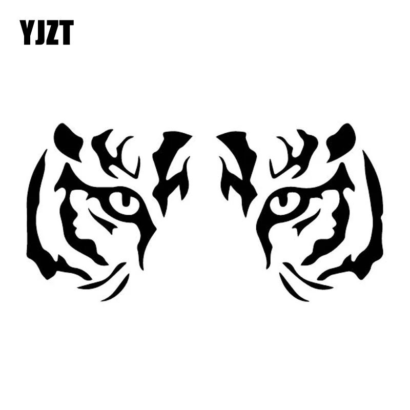 YJZT 16.8CM*8.4CM Tiger Eyes Car Sticker Car Window Decor Vinyl Decal Black/Silver C4-1132
YJZT 16.8CM*8.4CM Tiger Eyes Car Sticker Car Window Decor Vinyl Decal Black/Silver C4-1132
