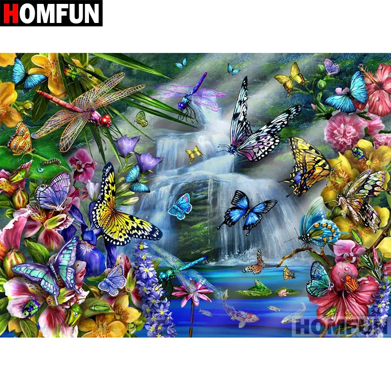 HOMFUN Full Square/Round Drill 5D DIY Diamond Painting "Butterfly Falls" Embroidery Cross Stitch 5D Home Decor Gift A06906
HOMFUN Full Square/Round Drill 5D DIY Diamond Painting "Butterfly Falls" Embroidery Cross Stitch 5D Home Decor Gift A06906