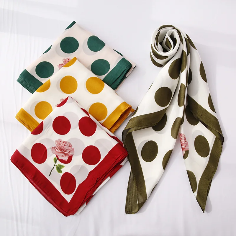 Yishine 70x70CM 4Colors Women Polyester Silk Scarf Flower Big Dots Prints Summer Satin Long Wraps Rhombic Scarves Shawl
Yishine 70x70CM 4Colors Women Polyester Silk Scarf Flower Big Dots Prints Summer Satin Long Wraps Rhombic Scarves Shawl