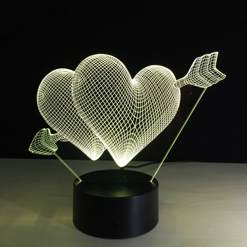 Lovers 3D Night Light LED Lamp Kids Room Bedroom Bedside Lamp Party Wedding Home Decor Gift For Valentines Wife Xmas Gifts
Lovers 3D Night Light LED Lamp Kids Room Bedroom Bedside Lamp Party Wedding Home Decor Gift For Valentines Wife Xmas Gifts