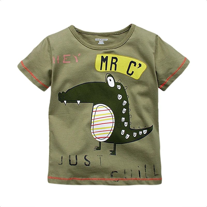 1-6 Years 100% Cotton Boys T-shirt Short Sleeve Summer Cartoon Animal Children Tees Kids Toddler Tops KF157
1-6 Years 100% Cotton Boys T-shirt Short Sleeve Summer Cartoon Animal Children Tees Kids Toddler Tops KF157