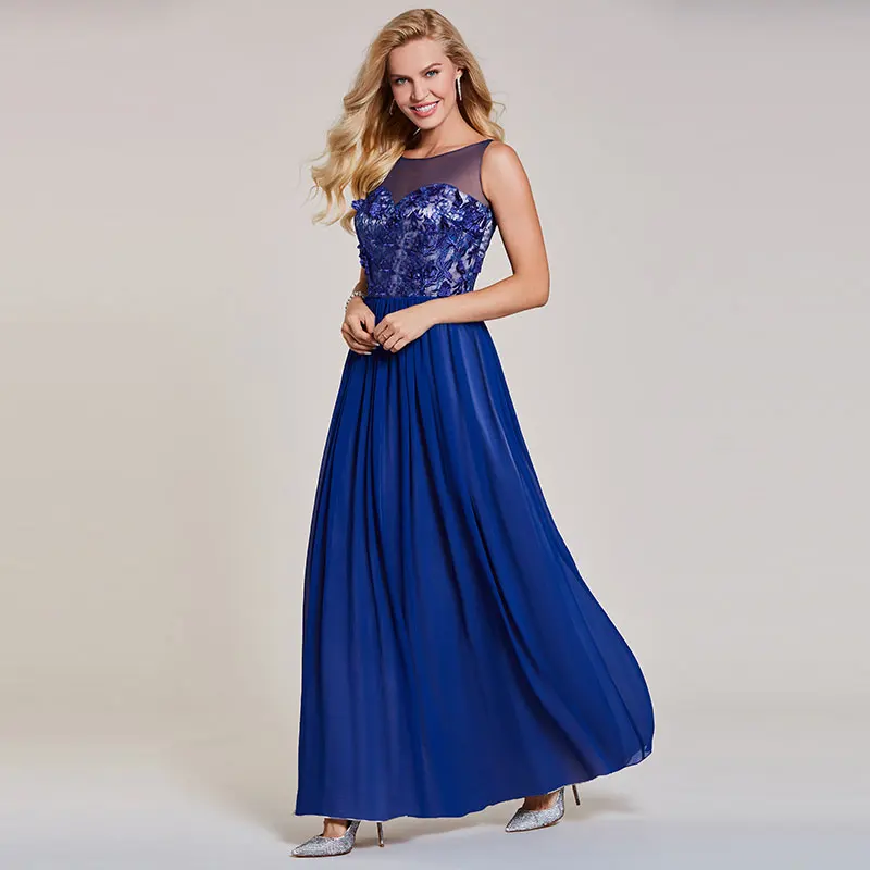 Tanpell blue evening dress scoop neck sleeveless appliques zipper-up a line dresses women prom party long evening gown
Tanpell blue evening dress scoop neck sleeveless appliques zipper-up a line dresses women prom party long evening gown