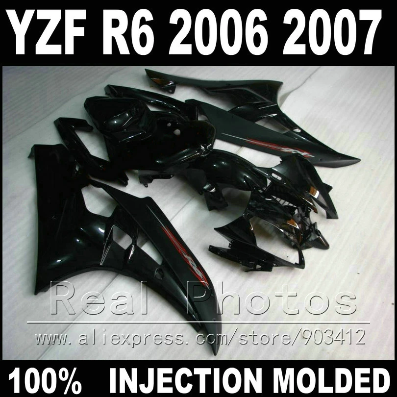 7 gifts bodywork for YAMAHA R6 fairing kit 06 07 Injection molding glossy and matte black 2006 2007 YZF R6 fairings
7 gifts bodywork for YAMAHA R6 fairing kit 06 07 Injection molding glossy and matte black 2006 2007 YZF R6 fairings