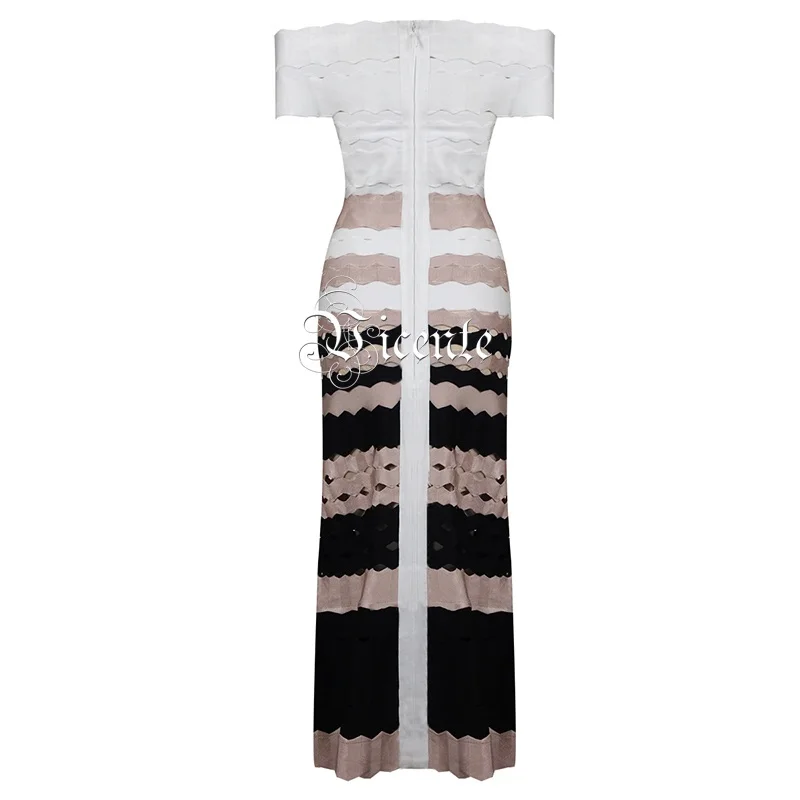 VC New HOT Elegant Multi Color Sexy Hollow Out Off The Shoulder Midi Celebrity Party Women Wholesale Bandage Dress
VC New HOT Elegant Multi Color Sexy Hollow Out Off The Shoulder Midi Celebrity Party Women Wholesale Bandage Dress
